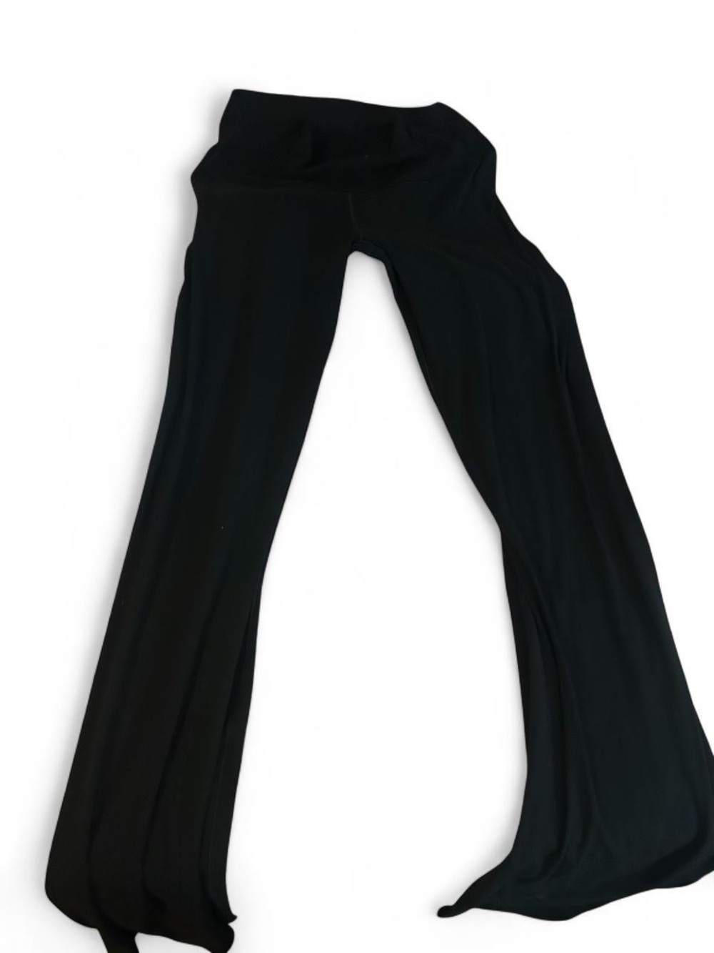 aerie Black Flare Leggings with High Waistband